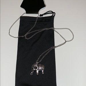 Long Elephant Necklace